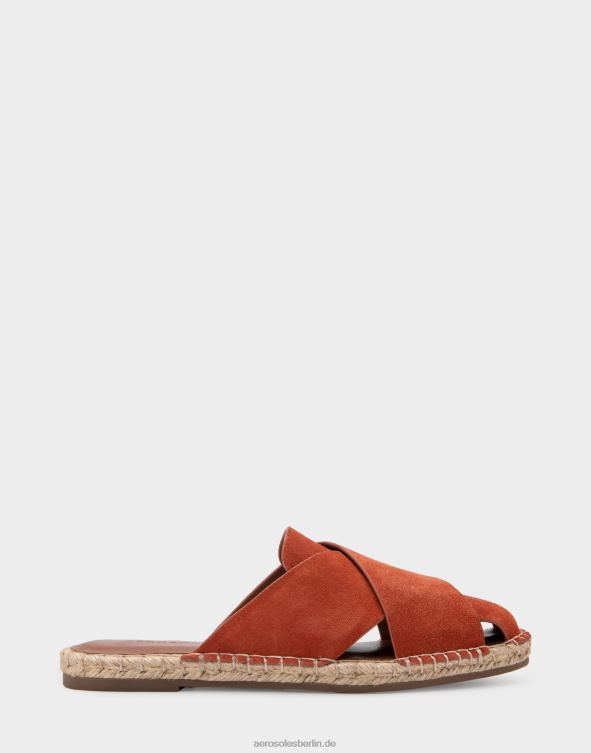 Frauen Aerosoles Espadrille-Slide aus Brandy-Wildleder 20T68281